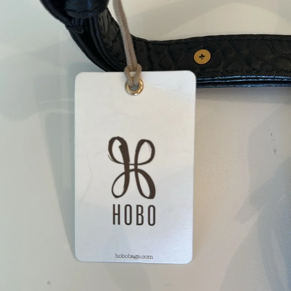 New HOBO Bonita Leather Bag. Black.